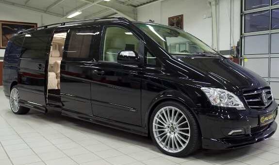 furgao mercedes em limusine luxo