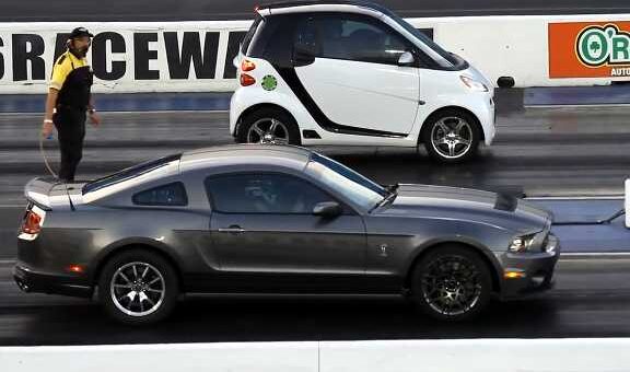 smart vs ford mustang