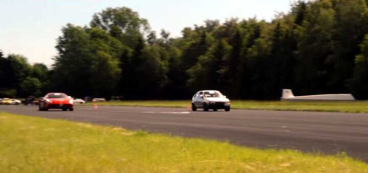 opel kadett vs ferrari